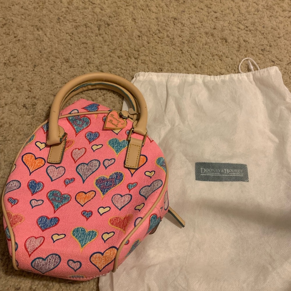 Pink heart Dooney & Bourke bag